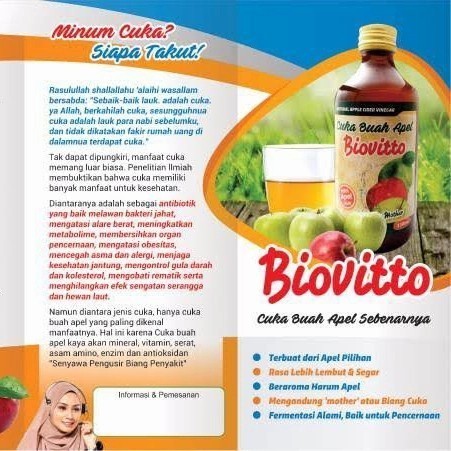 

cuka apel bio vitto 330 ml K02