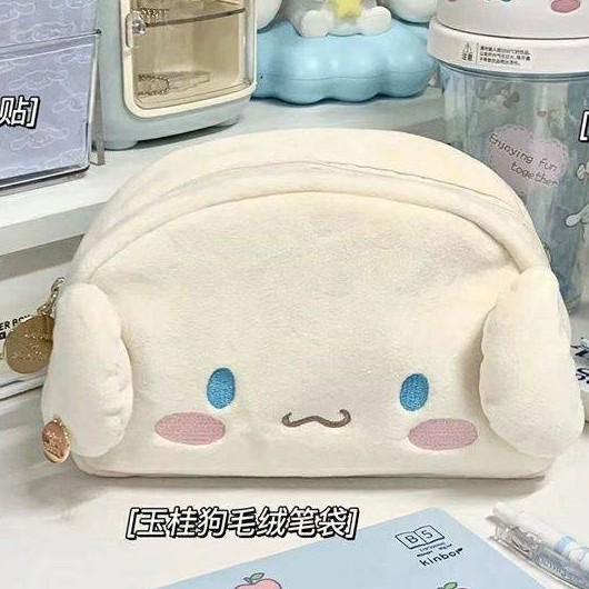 

TEMPAT PENSIL TEMPAT KOSMETIK DOMPET CINNAMOROLL KARAKTER SANRIO.