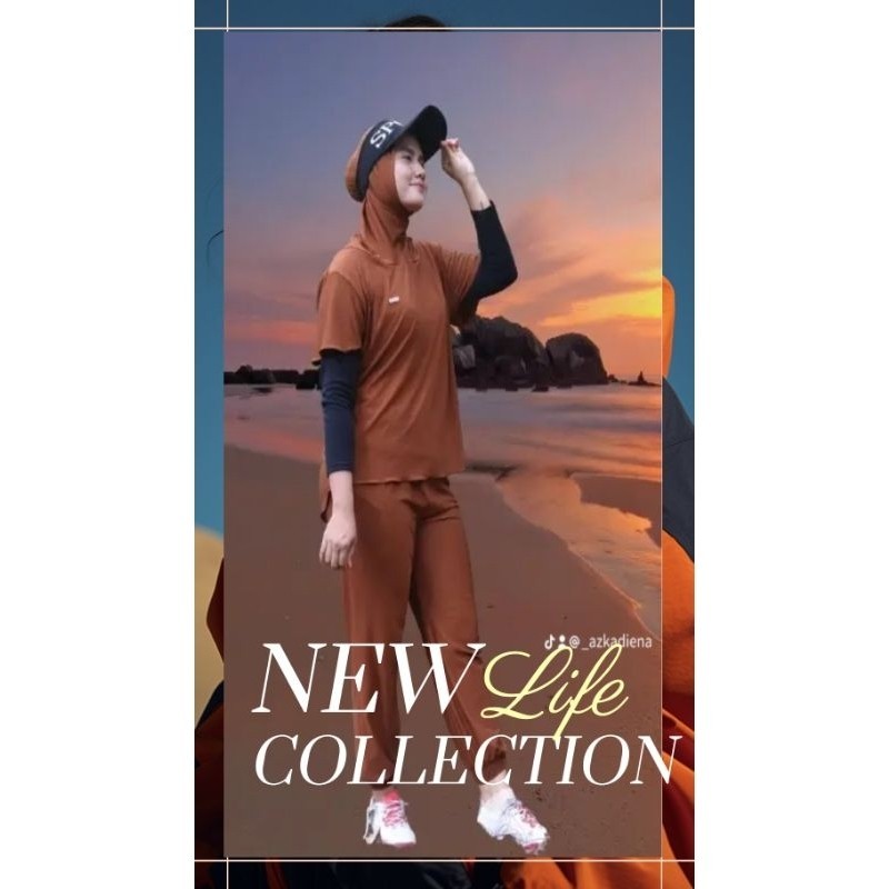 AMD BAJU SETELAN OLAH RAGA WANITA TERBARU MUSLIMAH JILBAB OLAHRAGAAZKADIENA/SET OLAH RAGA