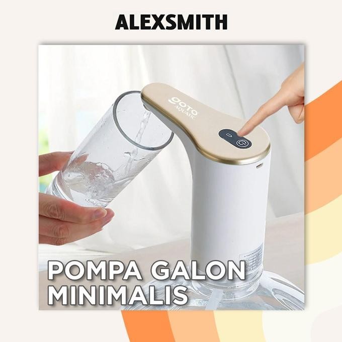 Goto Aquatic Pompa Galon Elektrik Dispenser Air Minum Pump Charge USB
