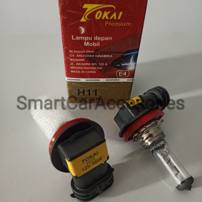 Bohlamp Dop Lampu Halogen H11 24V 100 Watt Tokai Premium Promo