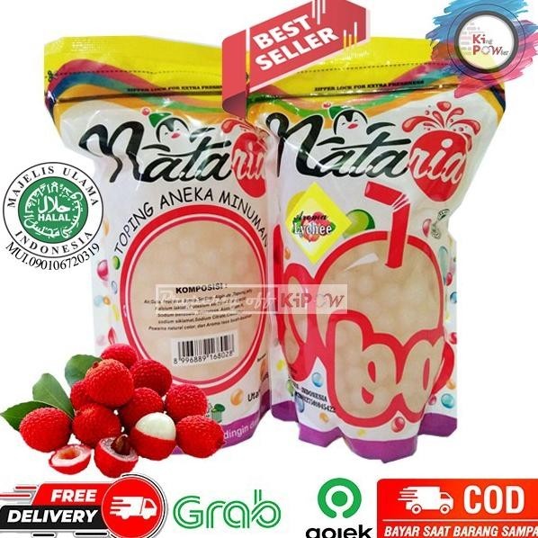 

PROMO Popping Boba Lychee - boba Leci 500gr | Supplier Powder Minuman Bubble Drink