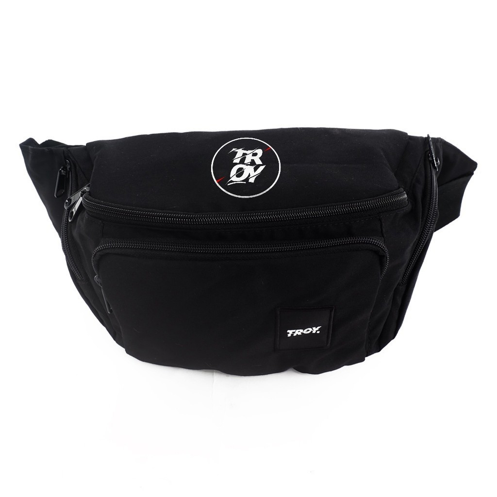 Troy Company Waistbag Tas Selempang Pinggang Hitam Cercle WB 2541