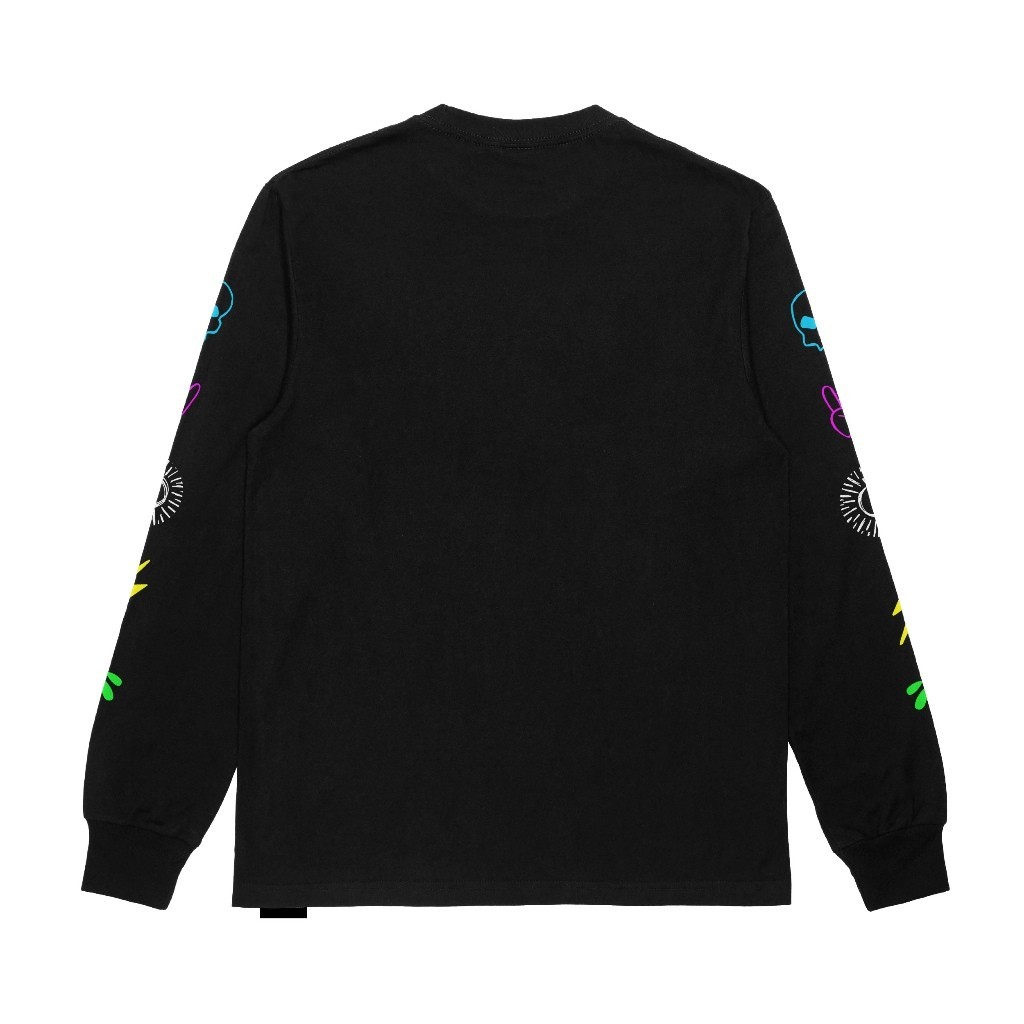 Troy Company Longsleeve T-shirt Black Symbology - Kaos Hitam Lengan Panjang LS 2437
