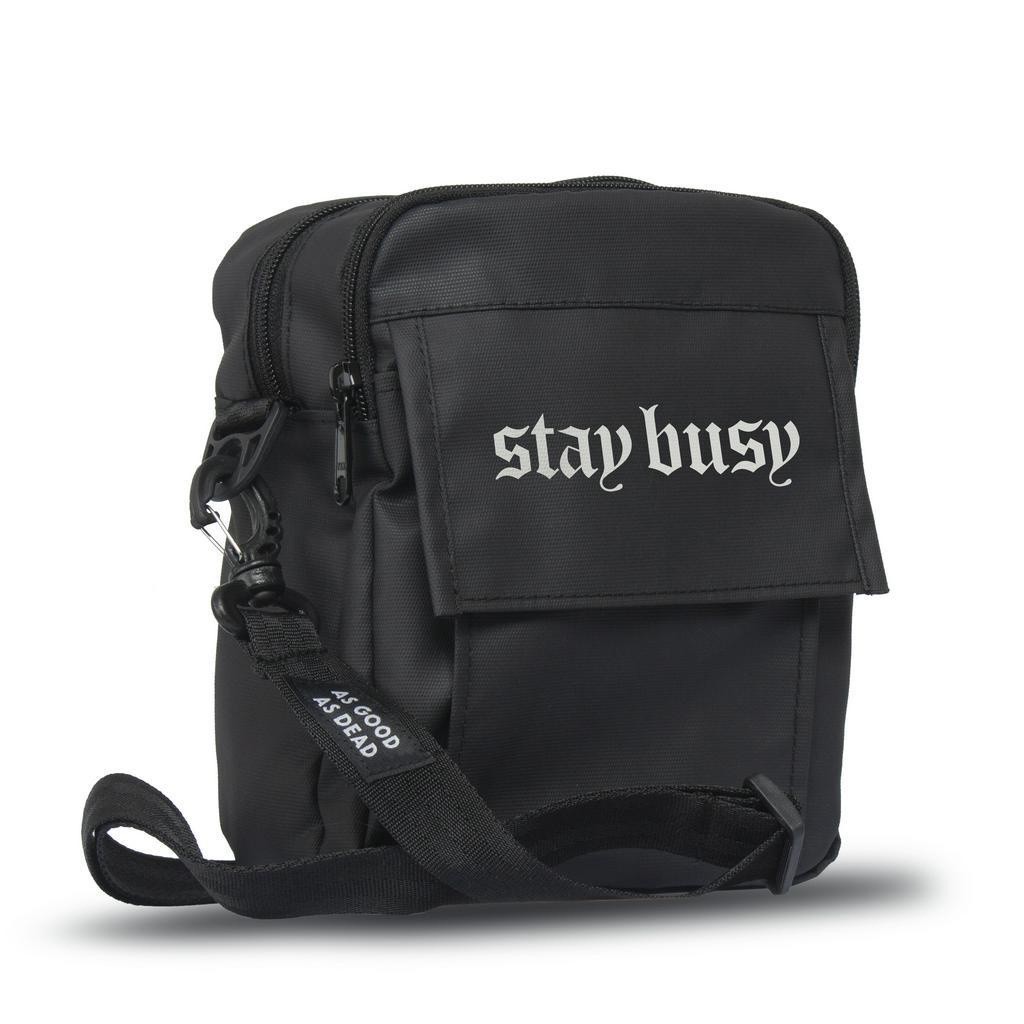 Troy Company Sling Bag Hitam SB 2281