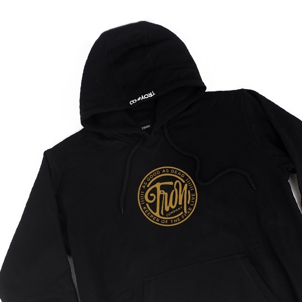 Troy Company Hoodie Hitam KH 269