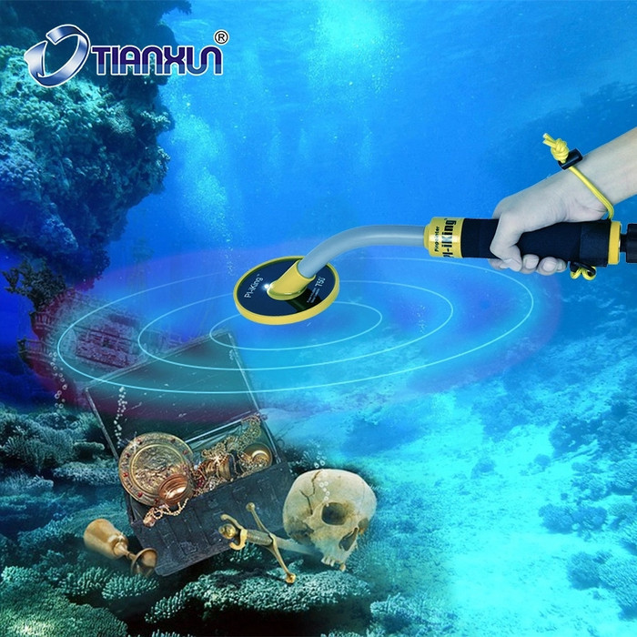 Underwater Metal Detector Pi-Iking 750 Induction Harta Karun Dalam Air