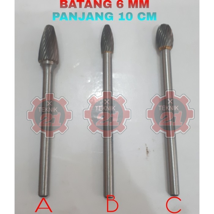 Mata Cuner 6 Mm Panjang Mata Porting Mata Tuner 6 Mm Long