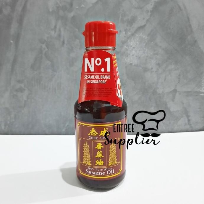 

Minyak Wijen Chee Seng Pagoda 160ml | Pure White 100% Sesame Oil SS99
