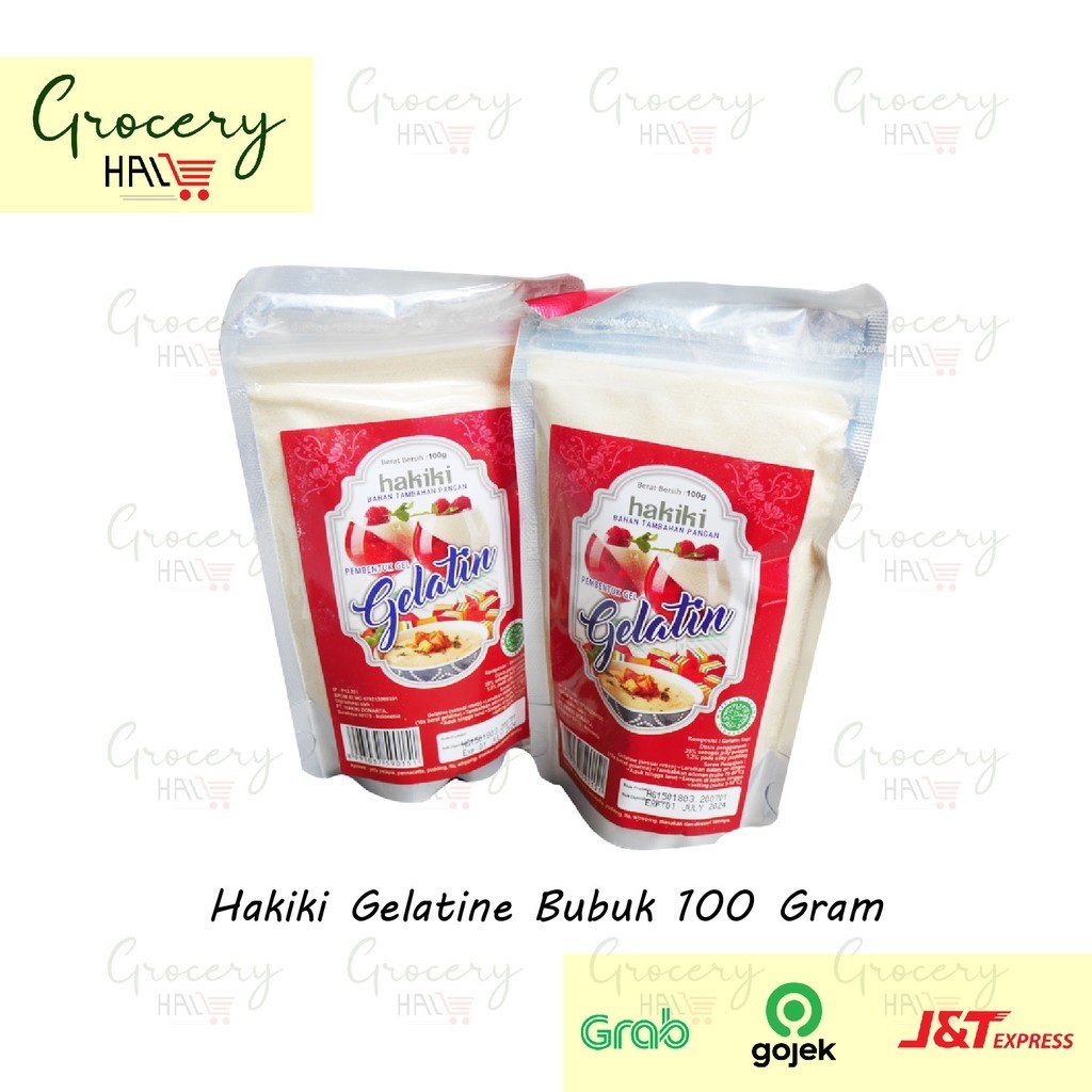 

HAKIKI GELATINE BUBUK 100 GRAM ( GELATIN HALAL )