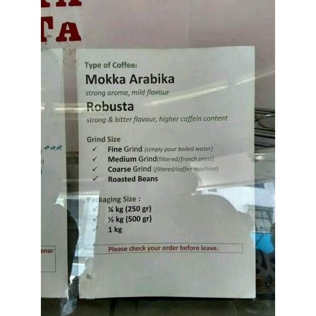 

jy-56 Kopi Aroma Mokka Arabika Bandung Banceuy Promo Terlaris Grosir Free Ongkir Berkualitas