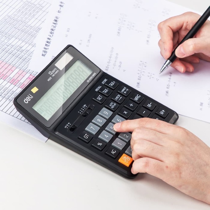 

DELI EM01020 CALCULATOR/KALKULATOR-12-DIGIT BLACK