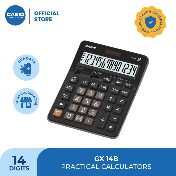 

CASIO VALUE SERIES CALCULATOR GX-14B