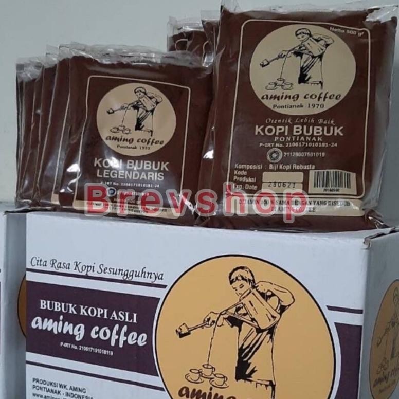 

Up15 KOPI AMING Coffee shop kopi bubuk legendaris Aming asli pontianak KHUNTIEN PILIHAN KOPI ROBUSTA Viral