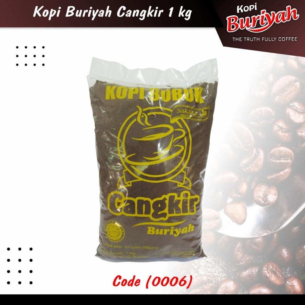 

CXV-38 Kopi Bubuk Buriyah Cap CANGKIR 1kg Murah