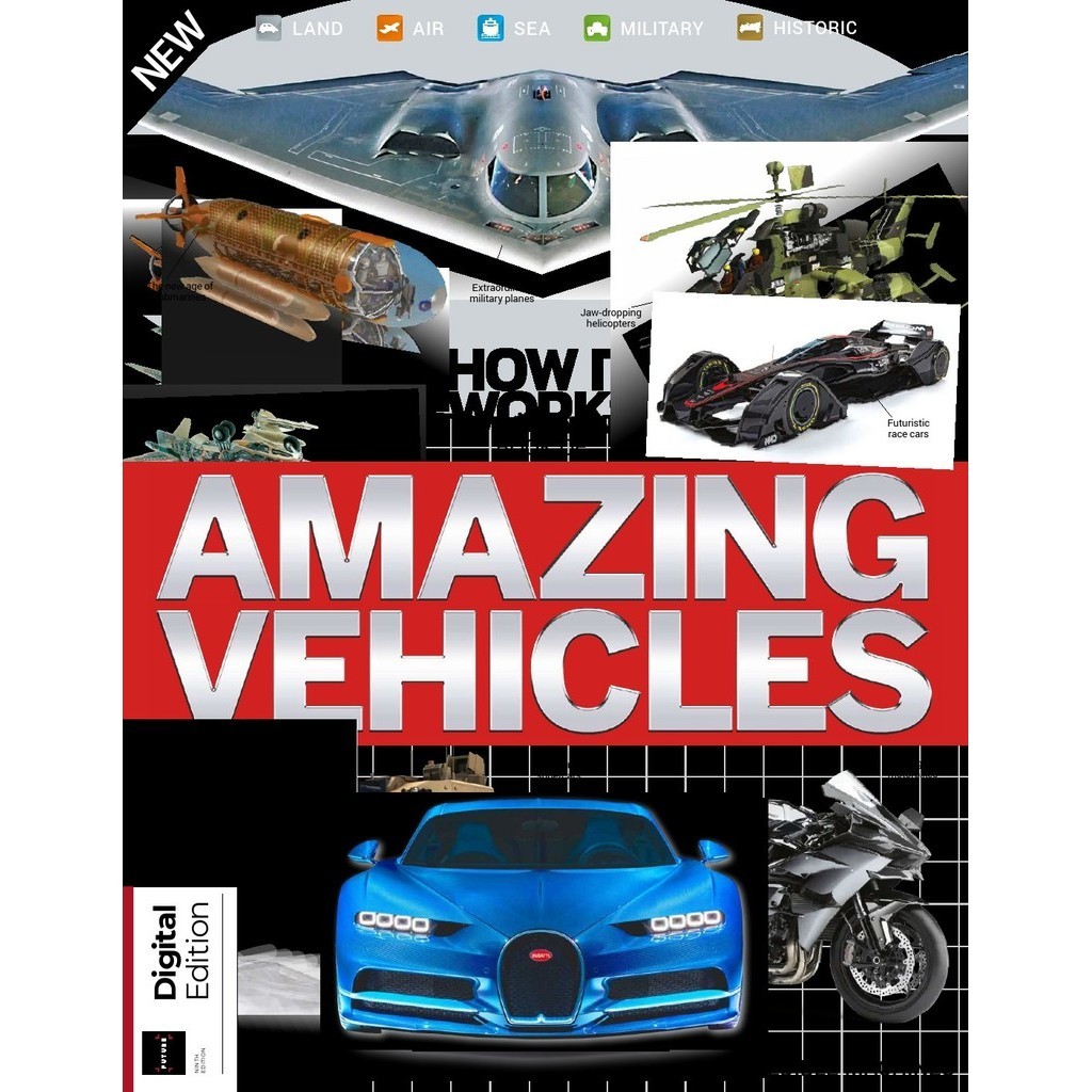 

How It Works - Book of Amazing Vehicles - Ninth Edition ( D )