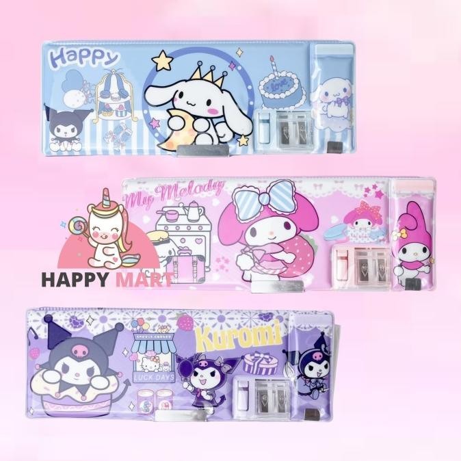 

kotak pensil MAGNET SANRIO FOOD cinnamoroll / kuromi / melody