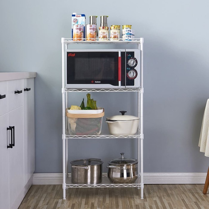 Krisbow - Rak Besi 4 Tingkat Serbaguna