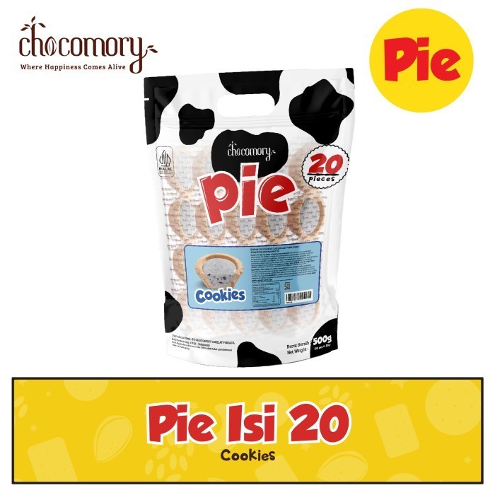 

Ready Chocomory Cookies & Cream Pie Isi 20 - 540 Gr x 1 Pc