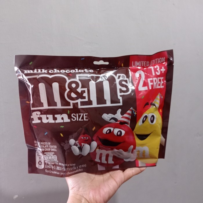 

Ready m&m's chocolate fun size