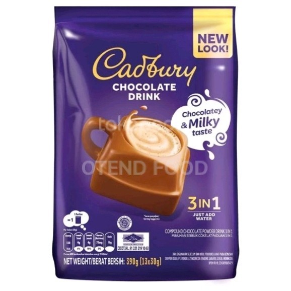 

Ready Cadbury Hot Chocolate Minuman Cokelat 3 in 1