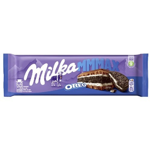 

Ready MILKA MMMAX Chocolate Milk Chocolate Oreo Coklat Import 300 gr