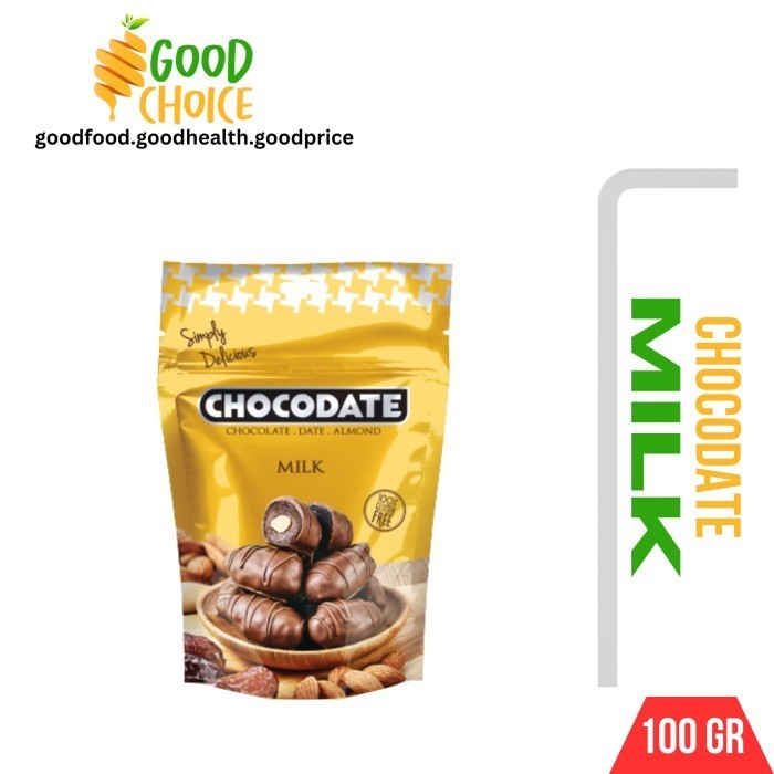 

Ready Chocodate Milk 100 gr - Cemilan Kurma isi Almond