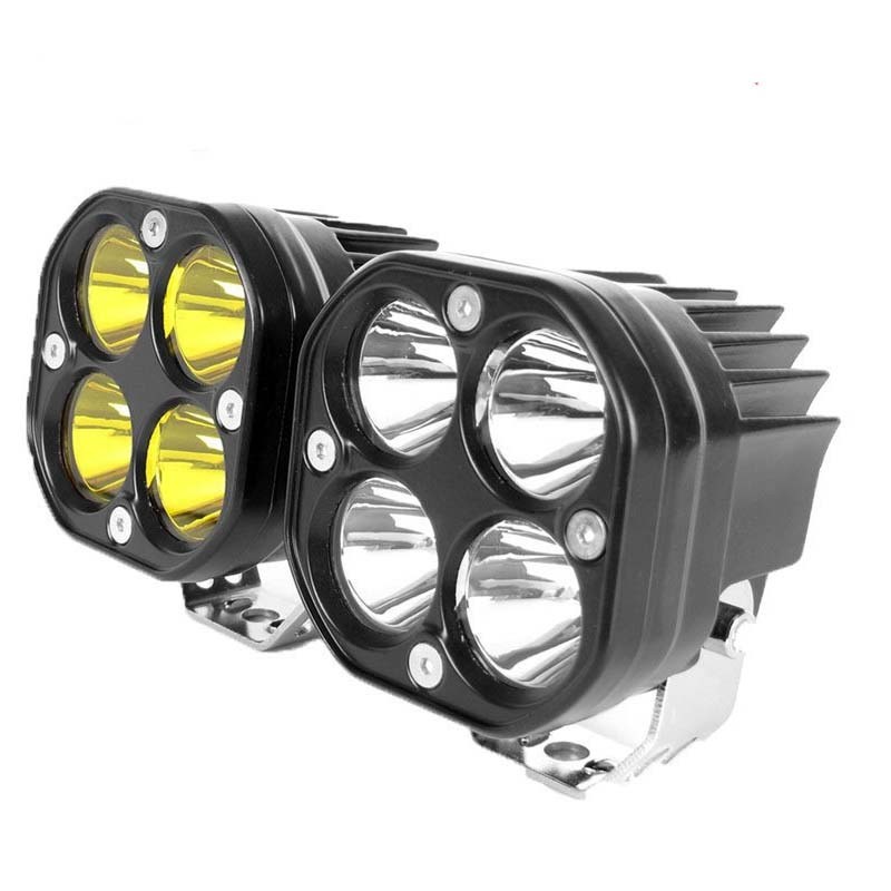 40w 12v 24v Lampu Tembak Sorot Lampu Tembak Sorot Led Mobil Lampu Tembak Mobil 4 Mata Lampu Tembak