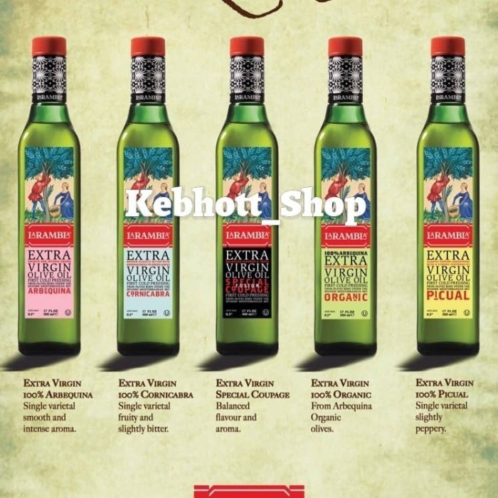 

Sale La Rambla Extra Virgin Olive Oil Arbequina 500Ml Minyak Zaitun