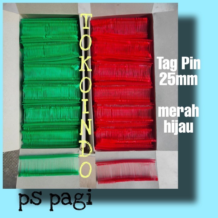 

Terlaris tag pin pakaian, tag pin laundry, 25mm warna, quality export SALE