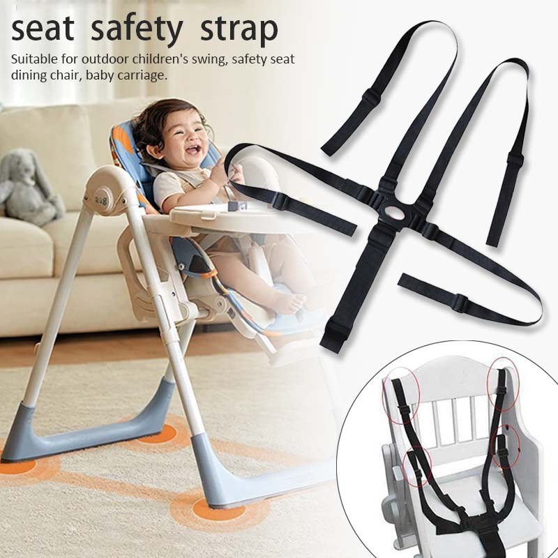 Sabuk Pengaman Stroller Bayi 5 Titik Adjustable Seat Belt Baby Chair Bayi Seat Belt Baby Chair Akses