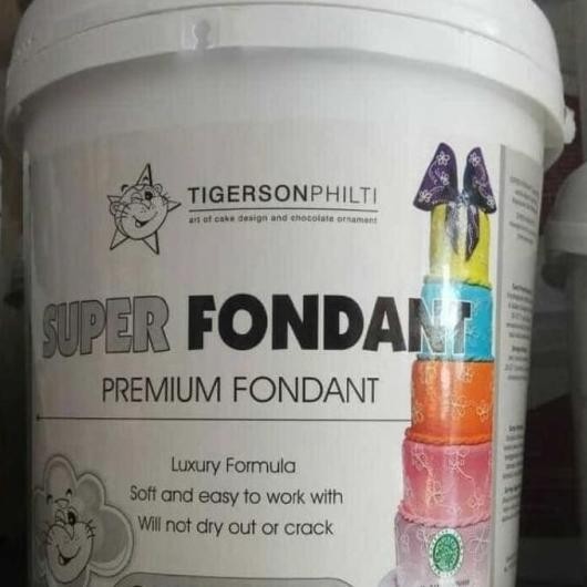 

Fondant Tigerson Philti White 5Kg - Gosend/Grab Only!!! !!