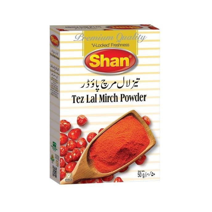 

SHAN TEZ LAL MIRCH POWDER 48GR
