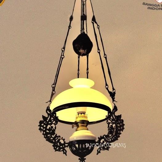 Lampu Gantung Klasik El Jawa-Betawi Hitam