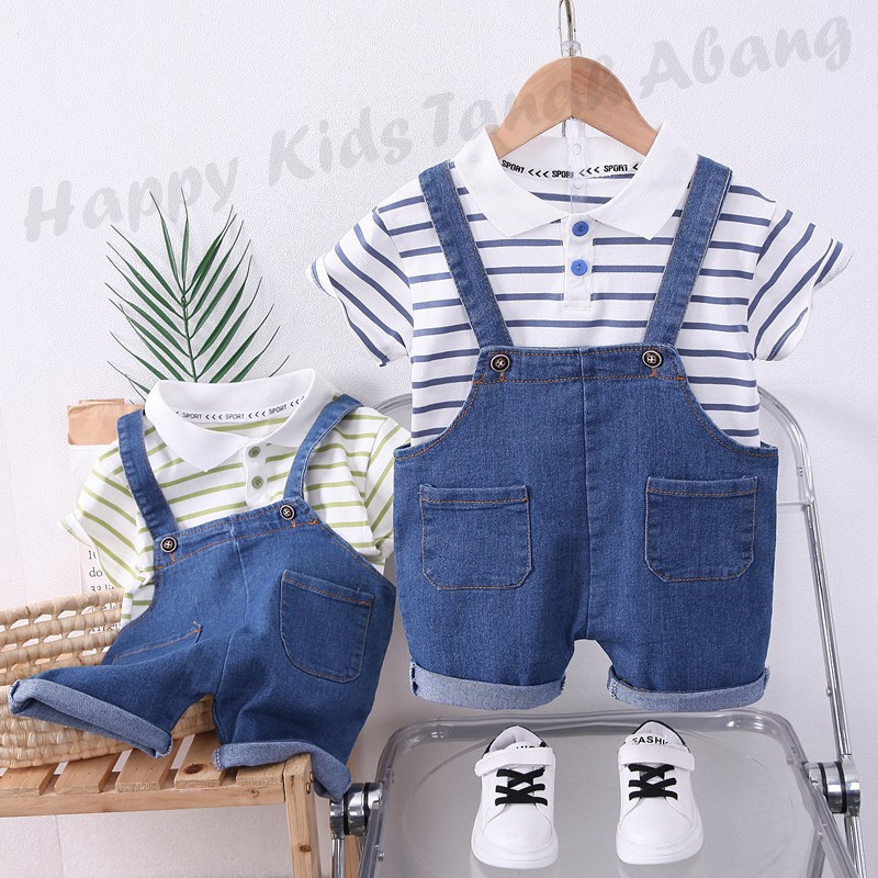 One Set Anak Laki Umur 2 4 6 7 Tahun 8 3 10 Stelan Onesett Motif Onesetterbaru 2In1 Remaja Setcelan 