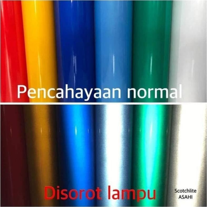 TGH REFLECTIVE SHEETING REFLEKTIF STIKER STICKER ASAHI 60CM X 100CM TERLARIS
