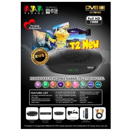Tanaka AAA Set Top Box STB DVB T2 Penerima Siaran Digital