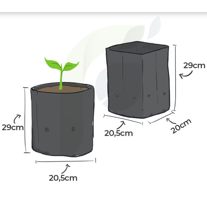 SALE 1 POLYBAG TANAMAN 40X40 POLIBAG BESAR TEBAL 40 X 40 PLASTIK POLIBEK