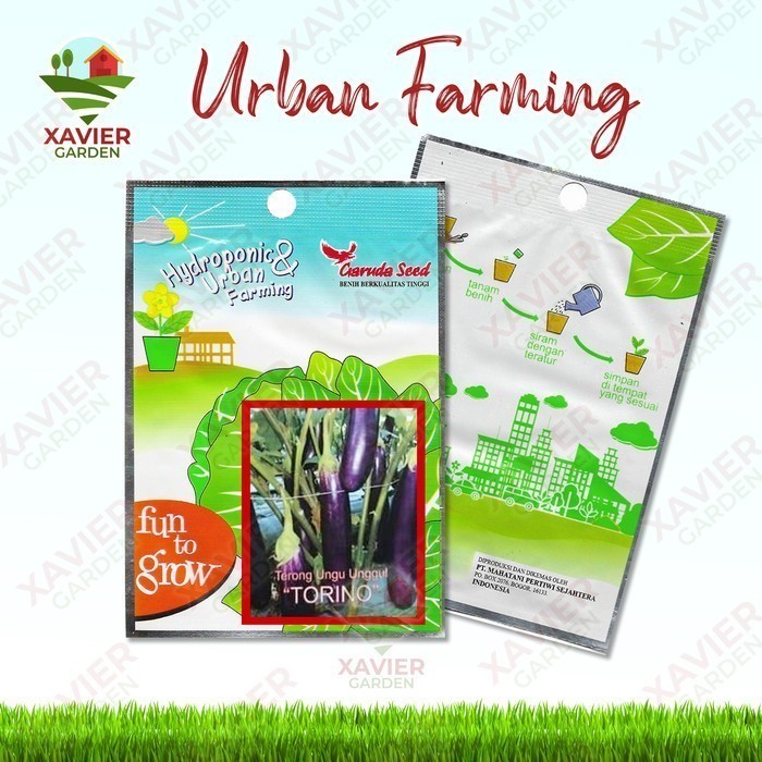 SALE BENIH BIBIT TERONG UNGU UNGGUL "TORINO" HOME GARDEN (GARUDA SEED)