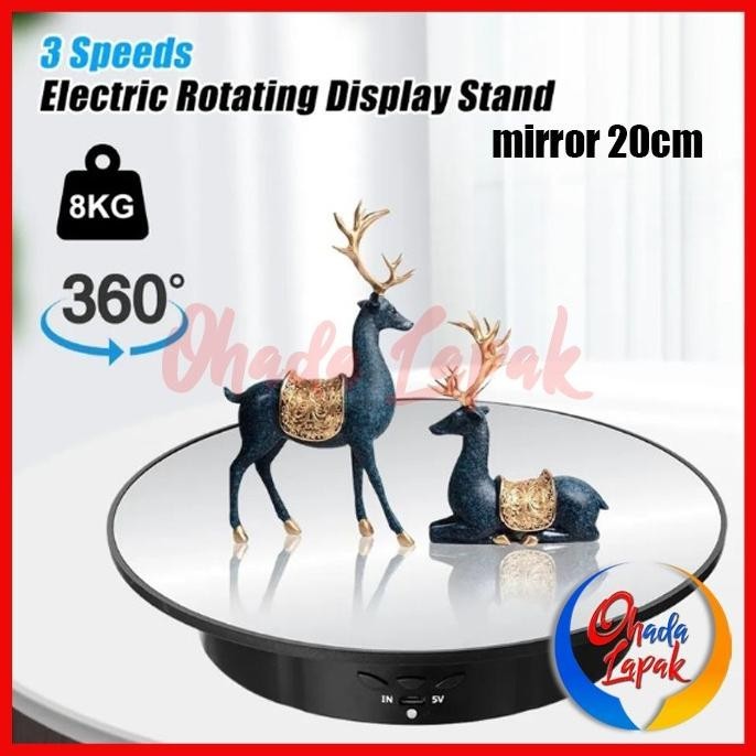 Stand Display Putar Meja Alas Putar Fotografi Rotating Display