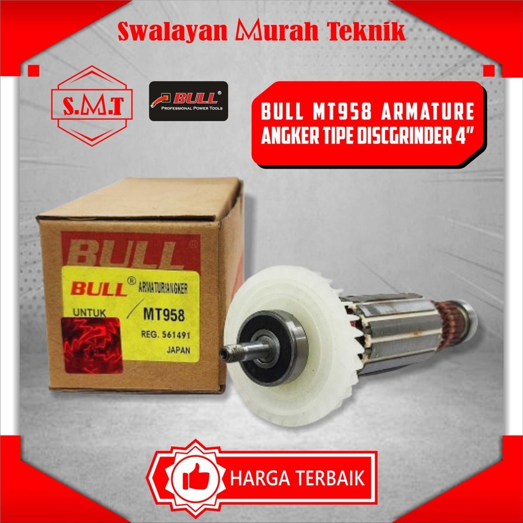 BULL MT958 armatur rotor angkur angker Mesin Gerinda Maktec MT 958
