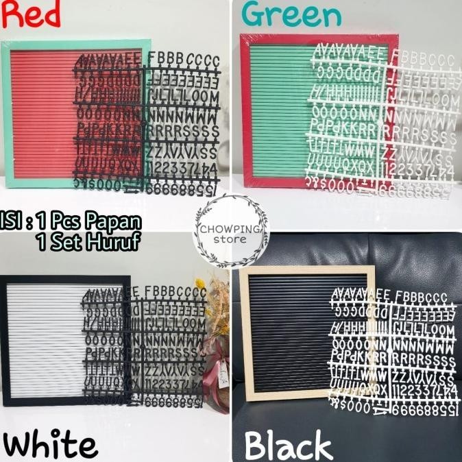 

buo Papan Huruf / DIY Changeable Letter Board Dekorasi Rumah Baby Cafe
