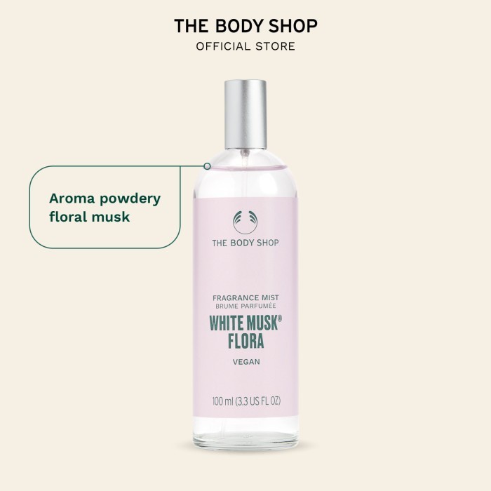 The Body Shop White Musk Flora Body Mist Fragrance 100ml