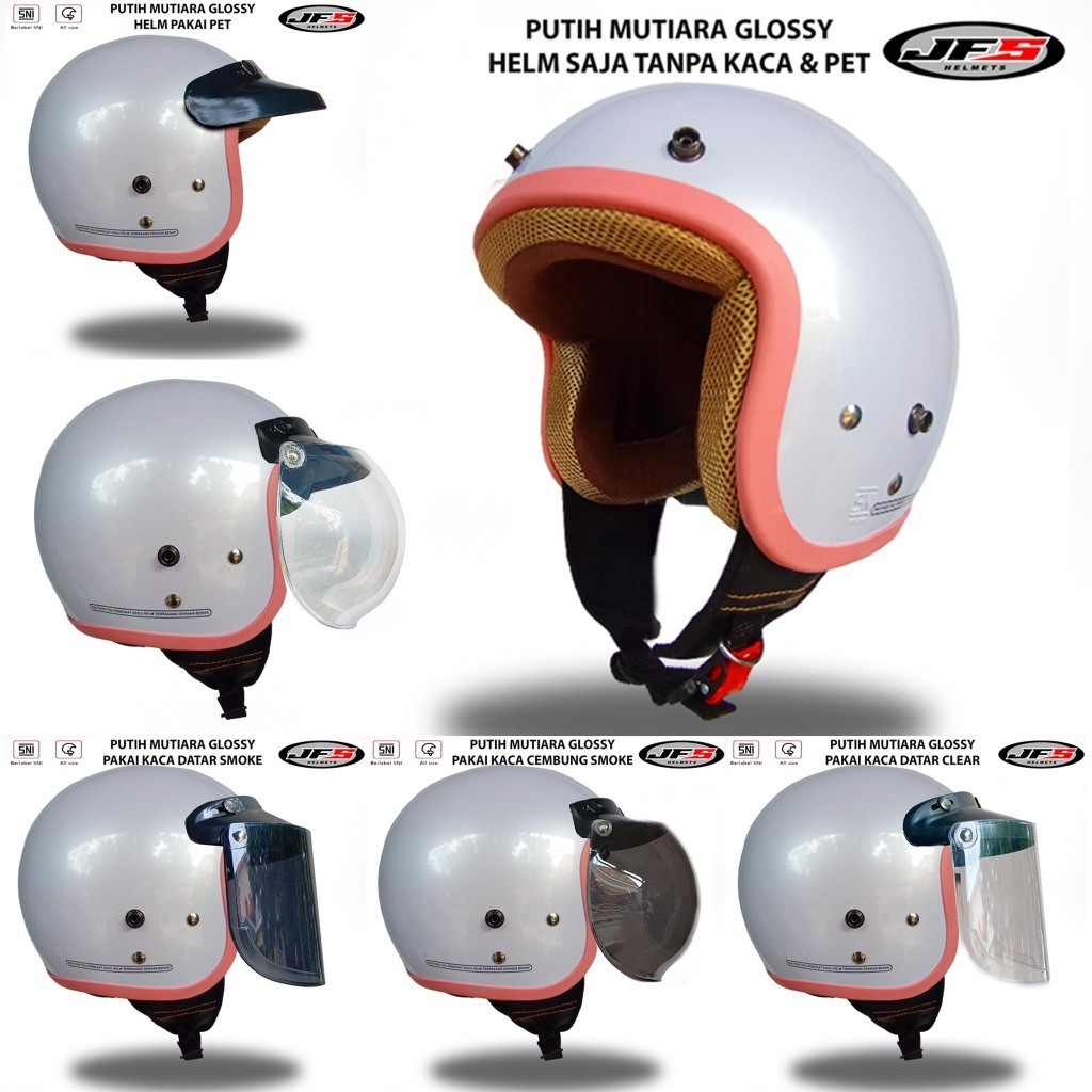 Helm Dewasa Jf5 El Karglos Cfm List Pink Helem Bagus Cocok Untuk Pria Wanita Hijab Cepol