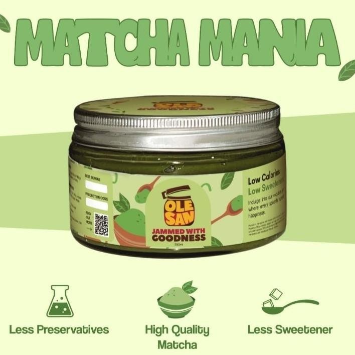

Olsan Matcha Mania Jam / Selai Matcha 250 Gr (Homemade)