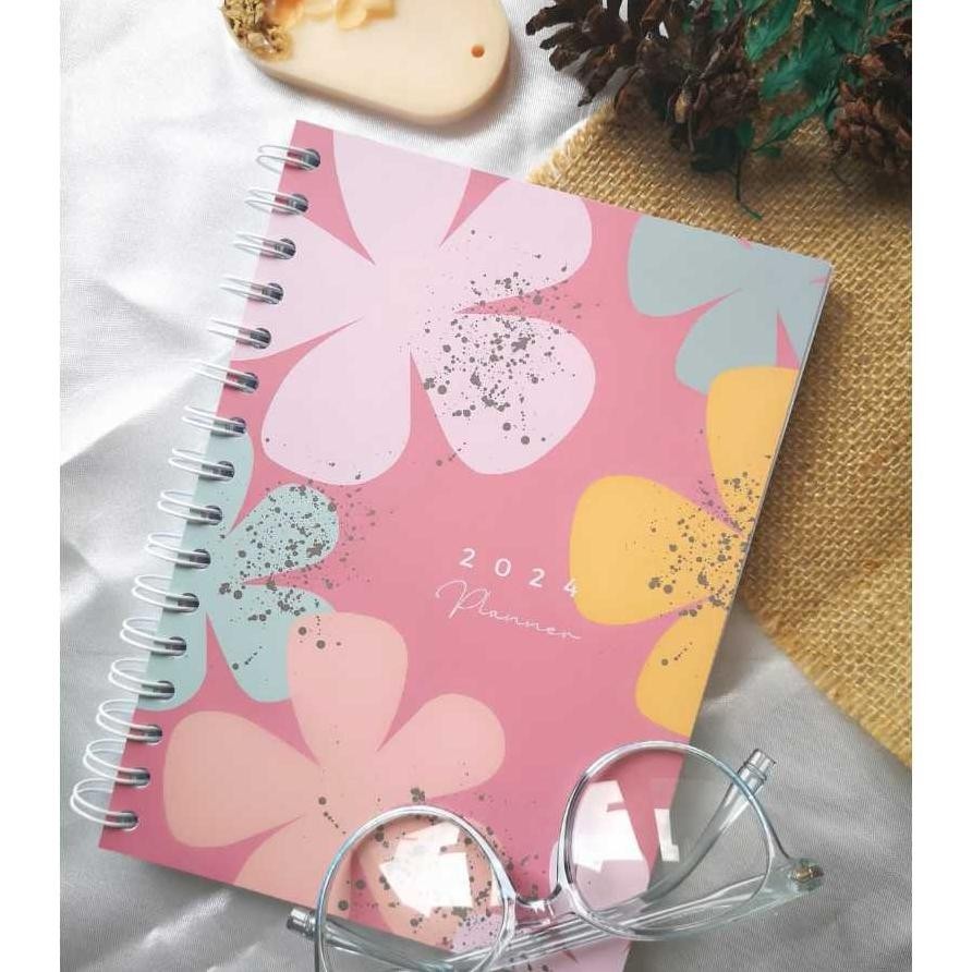

Softcover Planner 2024 /Planner Book Spiral / Buku Agenda 2024 (Ukuran A5)