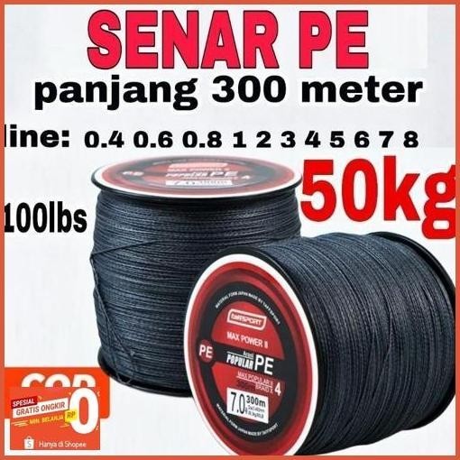 Cuci Gudang Senar Pe Pancing 500M Senar Pe Termurah Senar Pancing Anti Kriting Senar Kecil Kuat 50 K