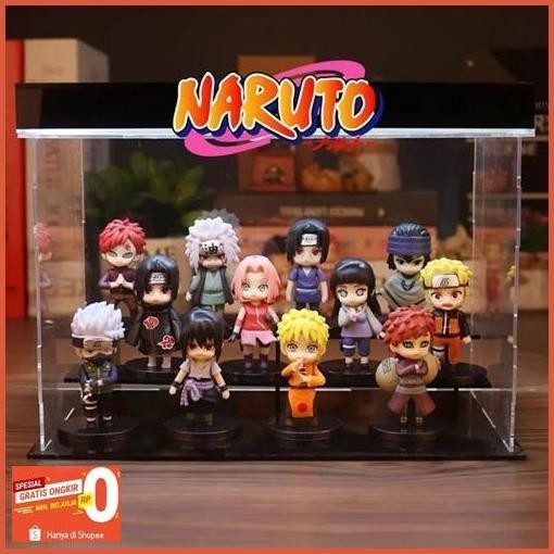 Original 1Pcs Uzumaki Naruto Anime Koleksi Action Figure Hatake Kakashi Versi Q Action Figure Naruto