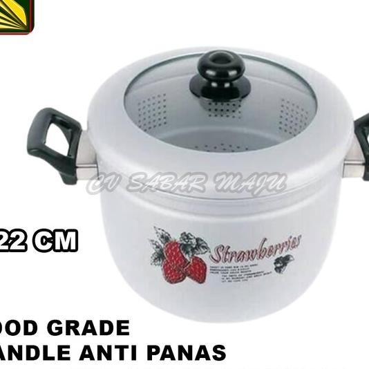 Maspion Panci Panca Guna / Panci Kukusan Maspion 22Cm, 24Cm Dan 26Cm