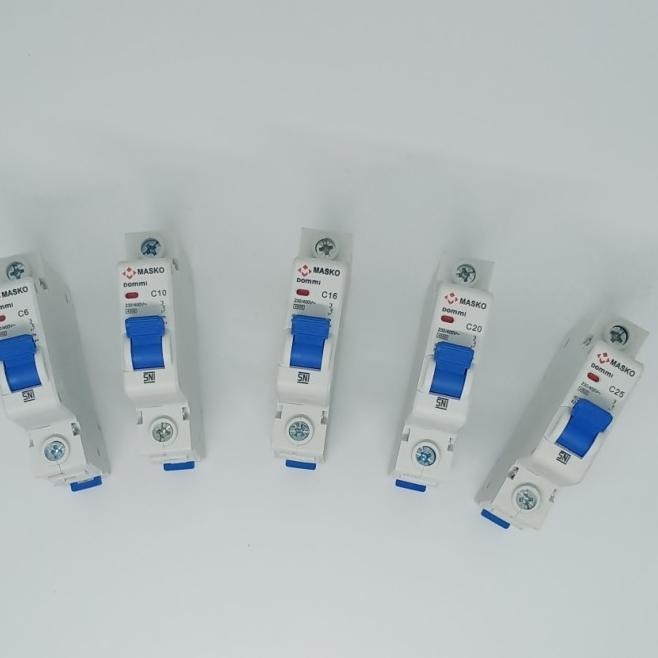 Mcb 1 Phase Masko Setara Schneider 6, 10 , 16, 20, 25 Amp, Amper | Givebeststore